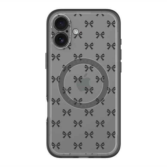 スリムプロテクションプレミアムケース with MagSafe［ シンプルリボン ］