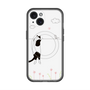 スリムプロテクションプレミアムケース with MagSafe［ 夢中に覗く三毛ねこ ］