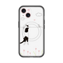 スリムプロテクションプレミアムケース with MagSafe［ 夢中に覗く三毛ねこ ］