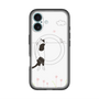 スリムプロテクションプレミアムケース with MagSafe［ 夢中に覗く三毛ねこ ］