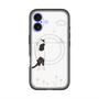 スリムプロテクションプレミアムケース with MagSafe［ 夢中に覗く三毛ねこ ］