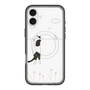 スリムプロテクションプレミアムケース with MagSafe［ 夢中に覗く三毛ねこ ］