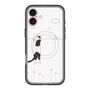 スリムプロテクションプレミアムケース with MagSafe［ 夢中に覗く三毛ねこ ］