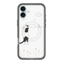 スリムプロテクションプレミアムケース with MagSafe［ 夢中に覗く三毛ねこ ］