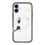 スリムプロテクションプレミアムケース with MagSafe［ 夢中に覗く三毛ねこ ］