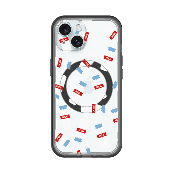 スリムプロテクションプレミアムケース with MagSafe［ おいしいミルク ］