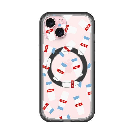 スリムプロテクションプレミアムケース with MagSafe［ おいしいミルク ］