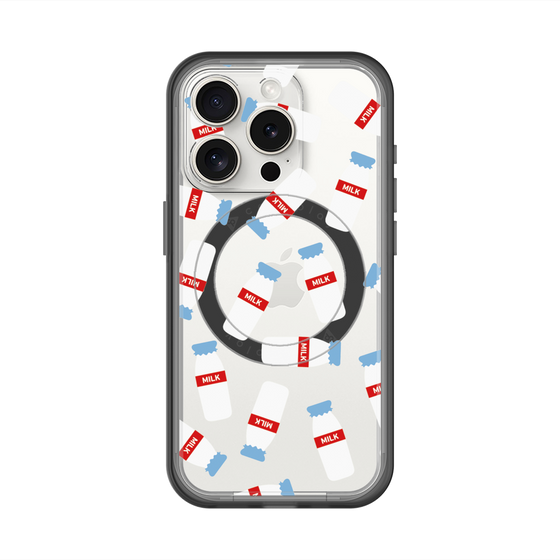 スリムプロテクションプレミアムケース with MagSafe［ おいしいミルク ］