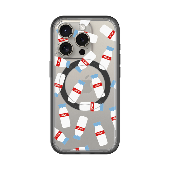 スリムプロテクションプレミアムケース with MagSafe［ おいしいミルク ］