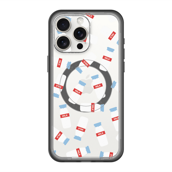 スリムプロテクションプレミアムケース with MagSafe［ おいしいミルク ］