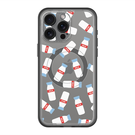 スリムプロテクションプレミアムケース with MagSafe［ おいしいミルク ］