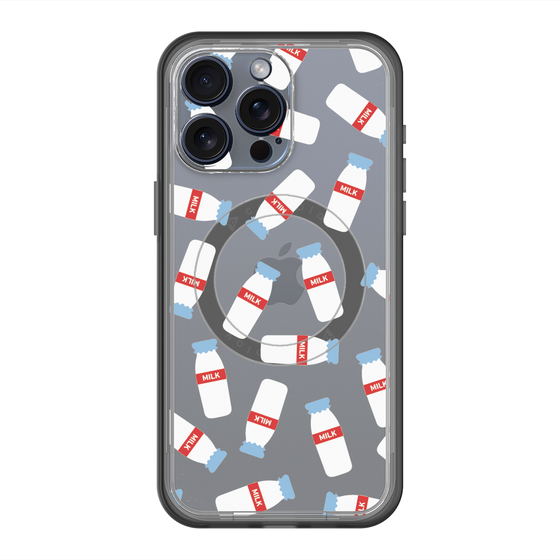 スリムプロテクションプレミアムケース with MagSafe［ おいしいミルク ］