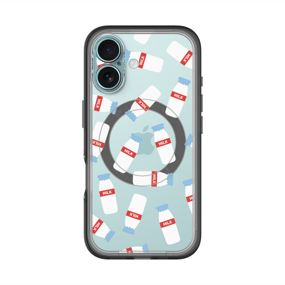 スリムプロテクションプレミアムケース with MagSafe［ おいしいミルク ］