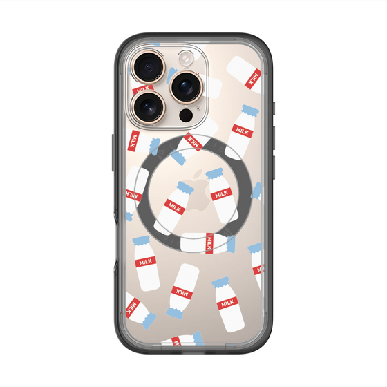 スリムプロテクションプレミアムケース with MagSafe［ おいしいミルク ］