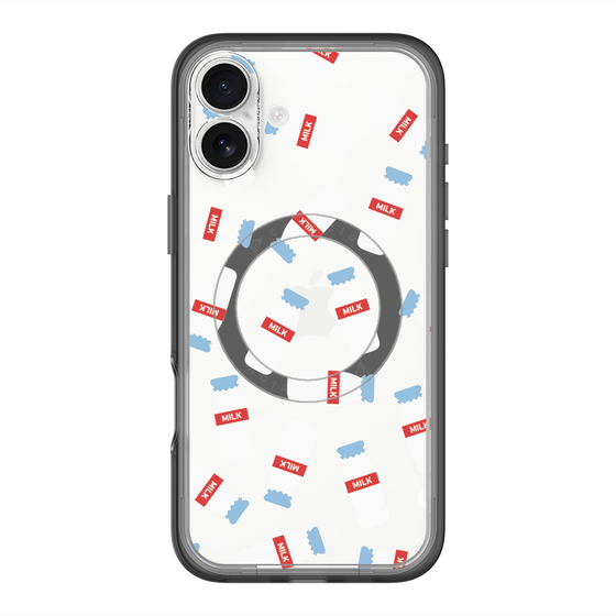 スリムプロテクションプレミアムケース with MagSafe［ おいしいミルク ］