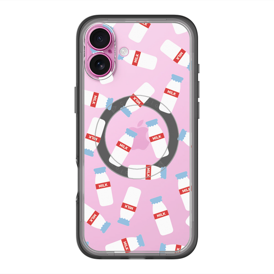 スリムプロテクションプレミアムケース with MagSafe［ おいしいミルク ］