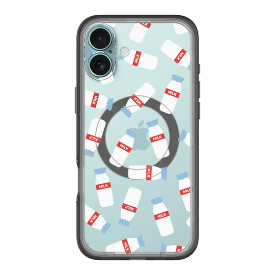 スリムプロテクションプレミアムケース with MagSafe［ おいしいミルク ］