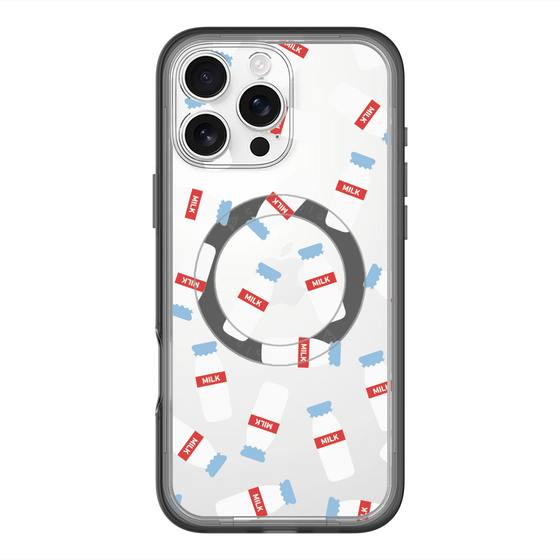 スリムプロテクションプレミアムケース with MagSafe［ おいしいミルク ］