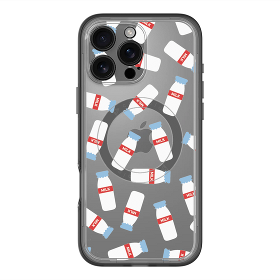 スリムプロテクションプレミアムケース with MagSafe［ おいしいミルク ］
