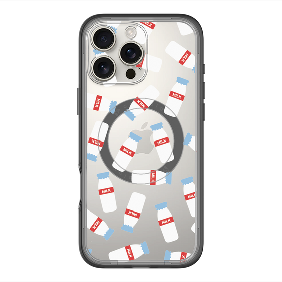 スリムプロテクションプレミアムケース with MagSafe［ おいしいミルク ］