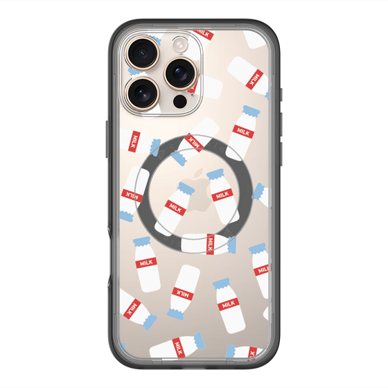 スリムプロテクションプレミアムケース with MagSafe［ おいしいミルク ］