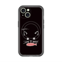 スリムプロテクションプレミアムケース with MagSafe［ 食いしん坊なねこ - Black ］