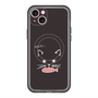 スリムプロテクションプレミアムケース with MagSafe［ 食いしん坊なねこ - Black ］