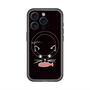 スリムプロテクションプレミアムケース with MagSafe［ 食いしん坊なねこ - Black ］