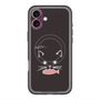 スリムプロテクションプレミアムケース with MagSafe［ 食いしん坊なねこ - Black ］