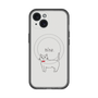 スリムプロテクションプレミアムケース with MagSafe［ 蝶ネクタイねこ - White ］