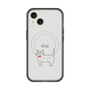 スリムプロテクションプレミアムケース with MagSafe［ 蝶ネクタイねこ - White ］