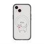スリムプロテクションプレミアムケース with MagSafe［ 蝶ネクタイねこ - White ］
