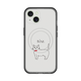 スリムプロテクションプレミアムケース with MagSafe［ 蝶ネクタイねこ - White ］