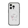 スリムプロテクションプレミアムケース with MagSafe［ 蝶ネクタイねこ - White ］