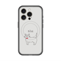 スリムプロテクションプレミアムケース with MagSafe［ 蝶ネクタイねこ - White ］