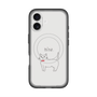 スリムプロテクションプレミアムケース with MagSafe［ 蝶ネクタイねこ - White ］