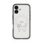 スリムプロテクションプレミアムケース with MagSafe［ 蝶ネクタイねこ - White ］