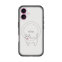 スリムプロテクションプレミアムケース with MagSafe［ 蝶ネクタイねこ - White ］