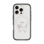 スリムプロテクションプレミアムケース with MagSafe［ 蝶ネクタイねこ - White ］