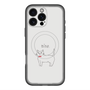 スリムプロテクションプレミアムケース with MagSafe［ 蝶ネクタイねこ - White ］