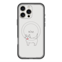 スリムプロテクションプレミアムケース with MagSafe［ 蝶ネクタイねこ - White ］