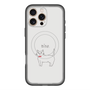 スリムプロテクションプレミアムケース with MagSafe［ 蝶ネクタイねこ - White ］