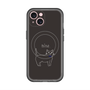 スリムプロテクションプレミアムケース with MagSafe［ 蝶ネクタイねこ - Black ］