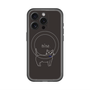スリムプロテクションプレミアムケース with MagSafe［ 蝶ネクタイねこ - Black ］