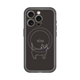 スリムプロテクションプレミアムケース with MagSafe［ 蝶ネクタイねこ - Black ］