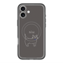 スリムプロテクションプレミアムケース with MagSafe［ 蝶ネクタイねこ - Black ］