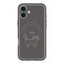 スリムプロテクションプレミアムケース with MagSafe［ 蝶ネクタイねこ - Black ］