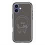 スリムプロテクションプレミアムケース with MagSafe［ 蝶ネクタイねこ - Black ］