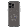 スリムプロテクションプレミアムケース with MagSafe［ 蝶ネクタイねこ - Black ］