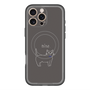 スリムプロテクションプレミアムケース with MagSafe［ 蝶ネクタイねこ - Black ］